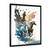 Three Horse Stampede - Horse Wall Decor