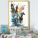 Three Horse Stampede - Horse Wall Decor