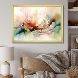 Delicate Floral Impressions I - Floral Canvas Wall Art