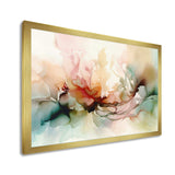 Delicate Floral Impressions I - Floral Canvas Wall Art