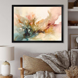 Delicate Floral Impressions II - Floral Canvas Wall Art