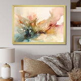 Delicate Floral Impressions II - Floral Canvas Wall Art