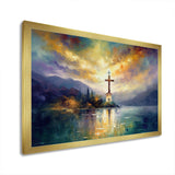 Religious Cross Reflections - Spiritual Canvas Wall Art