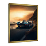 Yellow And Black Artistic Tributes To Retro Cars - Cars Retro Canvas Wall Art