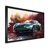 Beautiful Vintage Fast Cars - Cars Luxury Canvas Wall Art