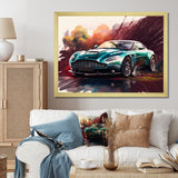 Beautiful Vintage Fast Cars - Cars Luxury Canvas Wall Art