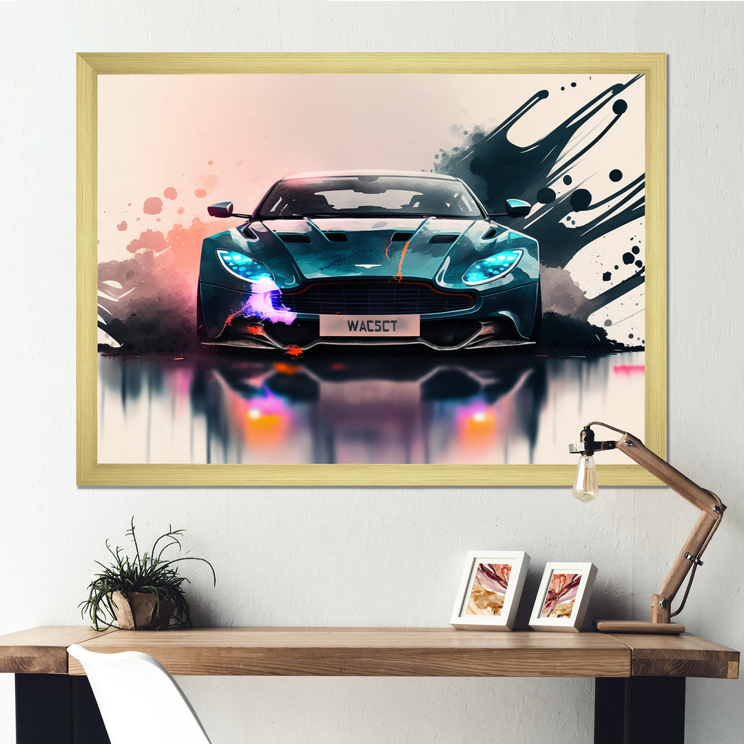 Unleashing The Speed Of Cars I - Cars Luxury Canvas Wall Art