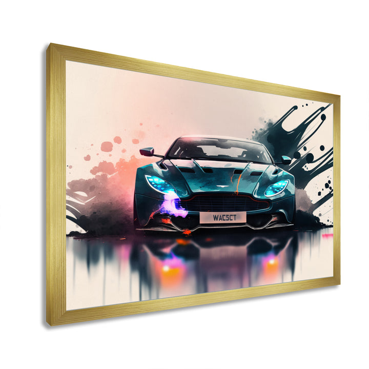 Unleashing The Speed Of Cars I - Cars Luxury Canvas Wall Art
