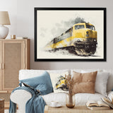 Rhythm Of The Train I - Transportation Train Canvas Wall Art