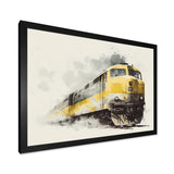 Rhythm Of The Train I - Transportation Train Canvas Wall Art