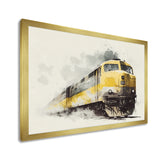 Rhythm Of The Train I - Transportation Train Canvas Wall Art