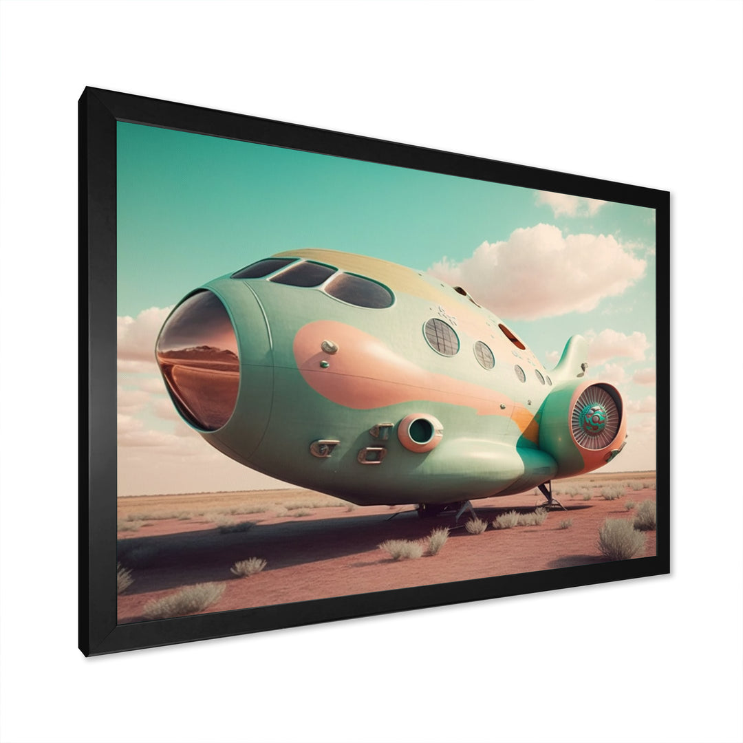 Vintage Airplane I - Transportation Plane Canvas Wall Art