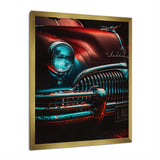 Black And Silver Retro Rides I - Cars Retro Canvas Wall Art