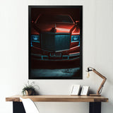 Red And Silver Retro Rides I - Cars Retro Canvas Wall Art