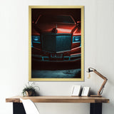 Red And Silver Retro Rides I - Cars Retro Canvas Wall Art