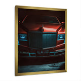 Red And Silver Retro Rides I - Cars Retro Canvas Wall Art