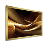 Gold Elegant Modern Sofa I - Abstract Canvas Wall Art