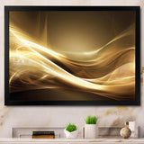 Gold Elegant Modern Sofa III - Abstract Canvas Wall Art