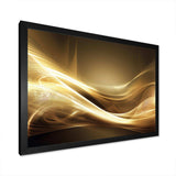 Gold Elegant Modern Sofa III - Abstract Canvas Wall Art