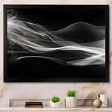 Black White Contemplative Abstraction I - Abstract Canvas Wall Art