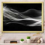 Black White Contemplative Abstraction I - Abstract Canvas Wall Art