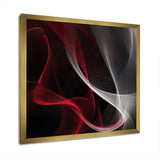 Red Black Contemplative Abstraction I - Abstract Canvas Wall Art