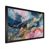 Exploring The Depths Of Pink Geode IV - Abstract Canvas Wall Art