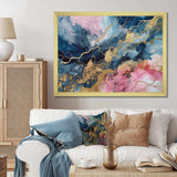 Exploring The Depths Of Pink Geode IV - Abstract Canvas Wall Art