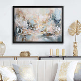 Delicate Brushstrokes Abstract Painting IV - Abstract Canvas Wall Art