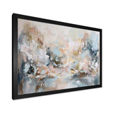 Delicate Brushstrokes Abstract Painting IV - Abstract Canvas Wall Art