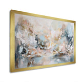 Delicate Brushstrokes Abstract Painting IV - Abstract Canvas Wall Art