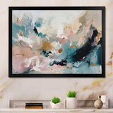 Delicate Brushstrokes Abstract Painting V - Abstract Canvas Wall Art