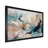 Delicate Brushstrokes Abstract Painting V - Abstract Canvas Wall Art