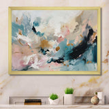 Delicate Brushstrokes Abstract Painting V - Abstract Canvas Wall Art