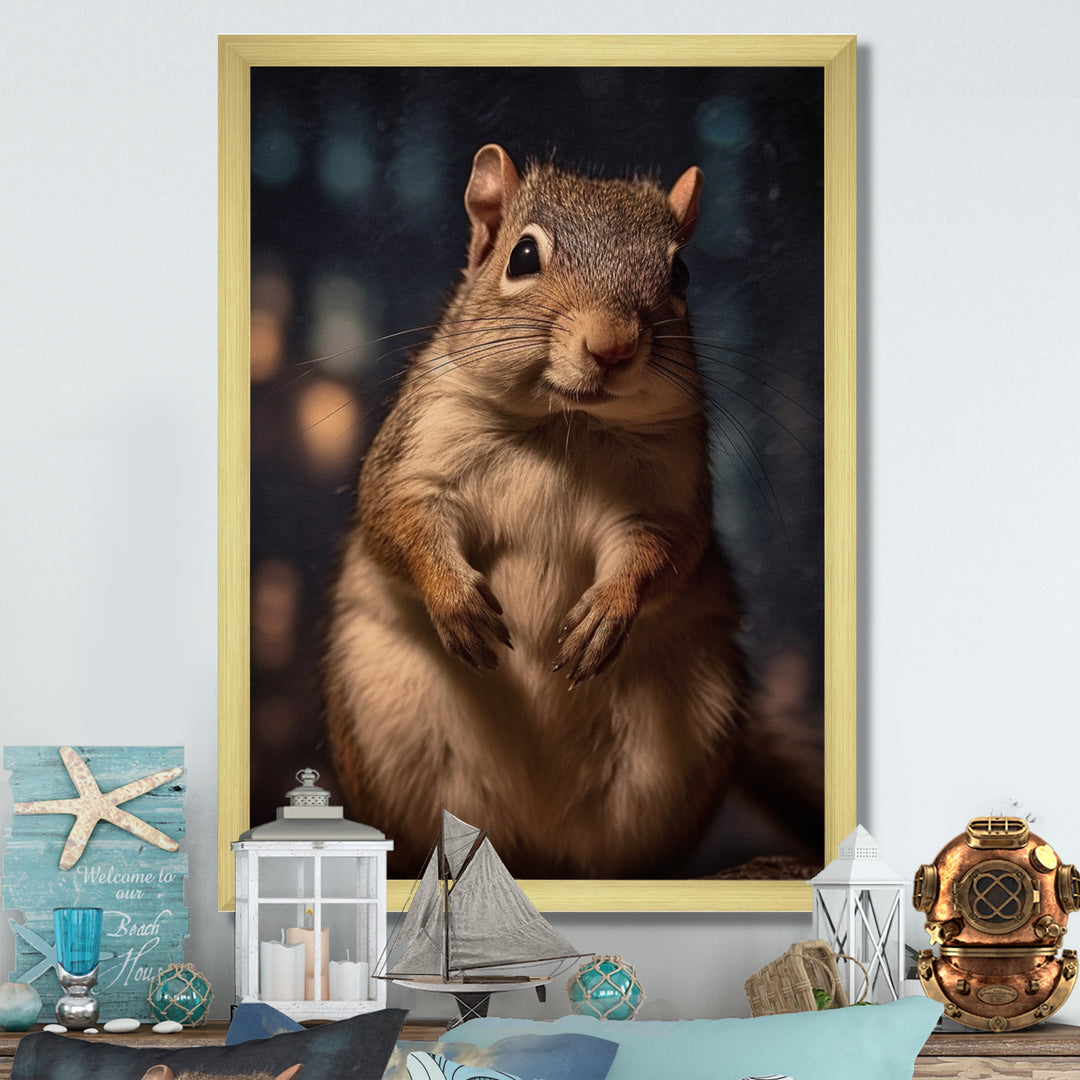 Brown Squirrel - Squirrel Home Decor Art