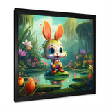 Cute Bunny - Rabbit Bedroom Wall Art