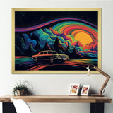 Black And Blue The Art Of Muscle - Cars American Muscle Canvas Wall Art