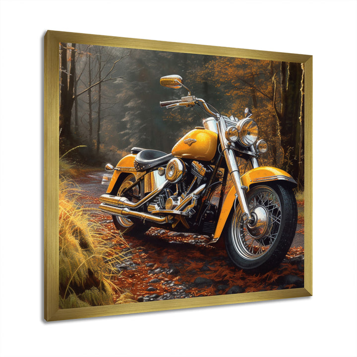 Trailblazing Motorcycle Adventure - Motorcycle Canvas Wall Art