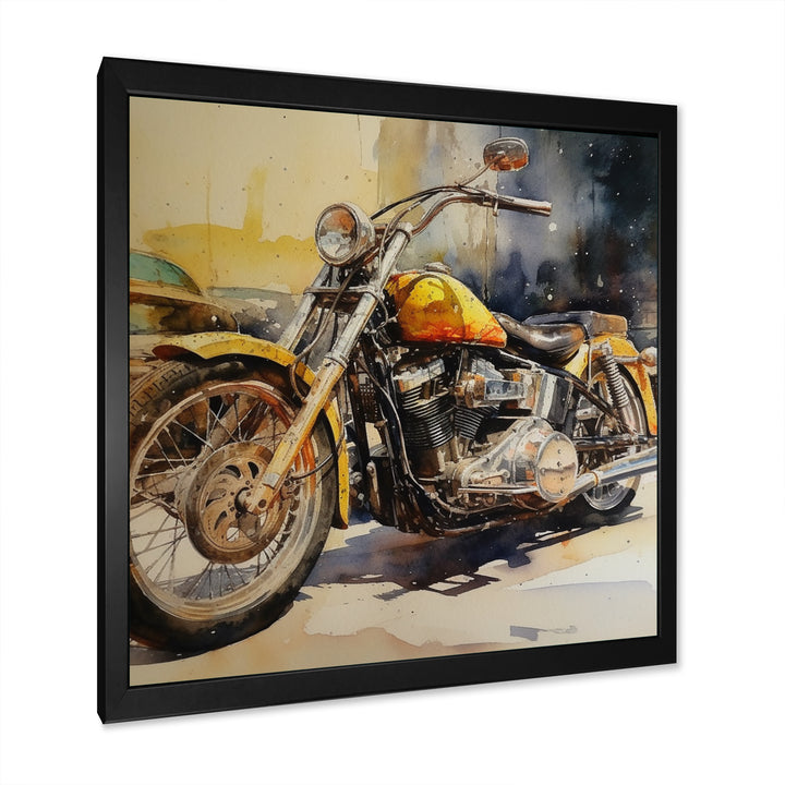 Motorcycle Freedom On Two Wheels - Motorcycle Canvas Wall Art