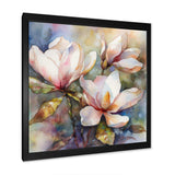 Pink Magnolia Symphony III - Floral Canvas Wall Art