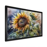 Yellow Sunflower Symphony IV - Floral Canvas Wall Art