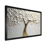 White Orchid Tree Garden Of Branches V - Landscapes Canvas Wall Art