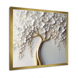 White Orchid Tree Garden Of Branches VII - Landscapes Canvas Wall Art