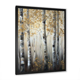 Birch Tree Forest Wonderland V - Landscapes Canvas Wall Art