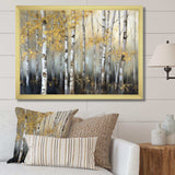 Birch Tree Dense Forest I - Landscapes Canvas Wall Art