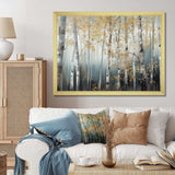 Birch Tree Dense Forest V - Landscapes Canvas Wall Art