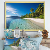 Ocean Blue Paradise - Landscapes Canvas Wall Art