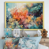 Vibrant Coral Reef I - Landscapes Canvas Wall Art