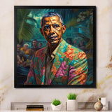 Obama Miami Vibes I - People Canvas Wall Art