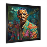 Obama Miami Vibes I - People Canvas Wall Art